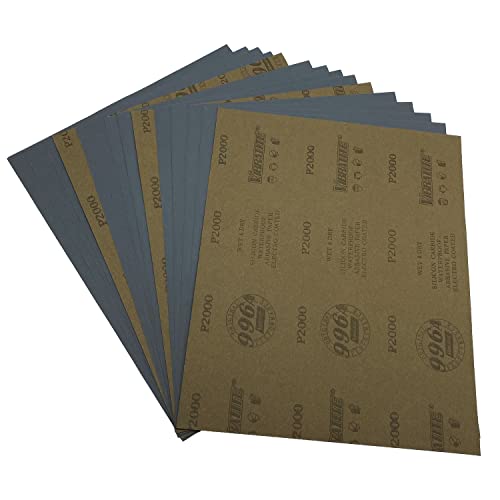 AutKerige 2000 körnung Schleifpapier, 15 stück 230 x 280mm Nass-und-Trocken Schleifblätter für Handwerk Glas Metall Rostentfernung … AutKerige 2000 körnung Schleifpapier, 15 stück 230 x 280mm Nass-und-Trocken Schleifblätter für Handwerk Glas Metall Rostentfernung … von AutKerige