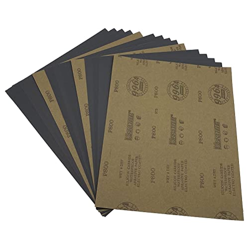 AutKerige 800 körnung Schleifpapier, 15 stück 230 x 280mm Nass-und-Trocken Schleifblätter für Handwerk Glas Metall Rostentfernung … AutKerige 800 körnung Schleifpapier, 15 stück 230 x 280mm Nass-und-Trocken Schleifblätter für Handwerk Glas Metall Rostentfernung … von AutKerige