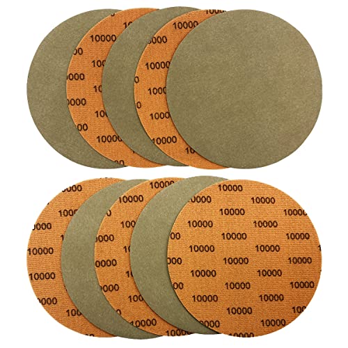 AutKerige Nass Trocken Exzenter Schleifpapier Set 150mm,10 Stück Runde Nasse Trockene 10000 Körnung Wasser Schleifscheiben für Holz, Metall & Auto AutKerige Nass Trocken Exzenter Schleifpapier Set 150mm,10 Stück Runde Nasse Trockene 10000 Körnung Wasser Schleifscheiben für Holz, Metall & Auto von AutKerige