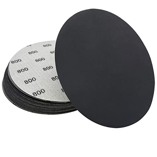 AutKerige Nass Trocken Exzenter Schleifpapier Set 150mm,25 Stück Runde Nasse Trockene 800 Körnung Wasser Schleifscheiben für Holz, Metall & Auto AutKerige Nass Trocken Exzenter Schleifpapier Set 150mm,25 Stück Runde Nasse Trockene 800 Körnung Wasser Schleifscheiben für Holz, Metall & Auto von AutKerige