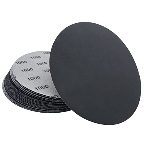 Nass Trocken Exzenter Schleifpapier Set 150mm,25 Stück Runde Nasse Trockene 1000 Körnung Wasser Schleifscheiben für Holz, Metall & Auto Nass Trocken Exzenter Schleifpapier Set 150mm,25 Stück Runde Nasse Trockene 1000 Körnung Wasser Schleifscheiben für Holz, Metall & Auto von AutKerige