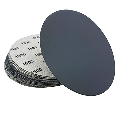 Nass Trocken Exzenter Schleifpapier Set 150mm,25 Stück Runde Nasse Trockene 1500 Körnung Wasser Schleifscheiben für Holz, Metall & Auto Nass Trocken Exzenter Schleifpapier Set 150mm,25 Stück Runde Nasse Trockene 1500 Körnung Wasser Schleifscheiben für Holz, Metall & Auto von AutKerige