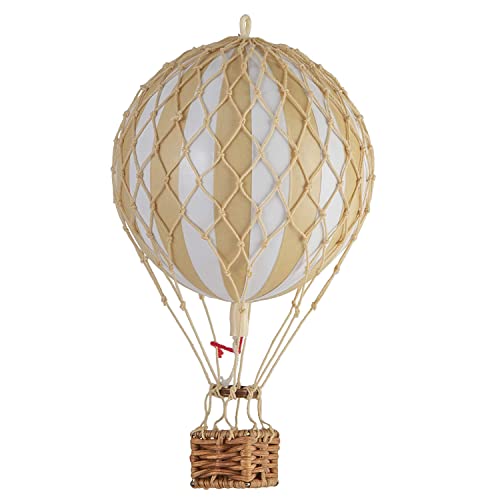Authentic Models Floating The Skies, White & Ivory - Historischer Heißluftballon - Dekorationsballon aus Stoff und Korb - Wandmontage - Hochzeit - Historisch - Handgefertigt mit aufwendigen Details Authentic Models Floating The Skies, White & Ivory - Historischer Heißluftballon - Dekorationsballon aus Stoff und Korb - Wandmontage - Hochzeit - Historisch - Handgefertigt mit aufwendigen Details von Authentic Models