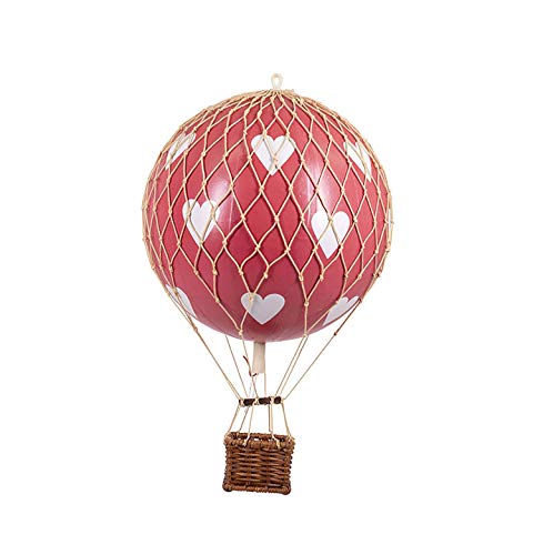 Authentic Models - Mobile - Dekoballon - Ballon - Travel Lights - Farbe: Red Hearts - ØxH: 18 x 30 cm von Authentic Models