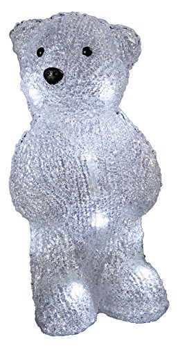 Autour de Minuit 5SIL073BC Bär, Acryl, 10 LED, Höhe 22 x Länge 12 cm, Weiß Autour de Minuit 5SIL073BC Bär, Acryl, 10 LED, Höhe 22 x Länge 12 cm, Weiß von Autour de Minuit