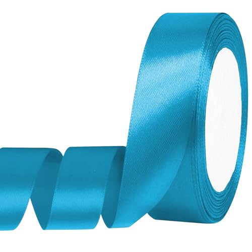 Auvotuis Satinband, dünnes, einfarbiges Satinband für Geschenkverpackungen, Basteln, Haarschleifen, Hochzeitsdekoration, Nähen, Einladungskarten, Blumensträuße, 2,5 cm x 22,7 m Auvotuis Satinband, dünnes, einfarbiges Satinband für Geschenkverpackungen, Basteln, Haarschleifen, Hochzeitsdekoration, Nähen, Einladungskarten, Blumensträuße, 2,5 cm x 22,7 m von Auvotuis