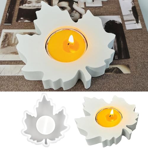 Silikonformen Gießformen Herbst,Silikonform Kerzenhalter Ahornblatt,Wiederverwendbar Silikonform,Ahornblatt Gießformen Silikon Kerzenhalter für Herbst Halloween Silikonformen Gießformen Herbst,Silikonform Kerzenhalter Ahornblatt,Wiederverwendbar Silikonform,Ahornblatt Gießformen Silikon Kerzenhalter für Herbst Halloween von Auzlya