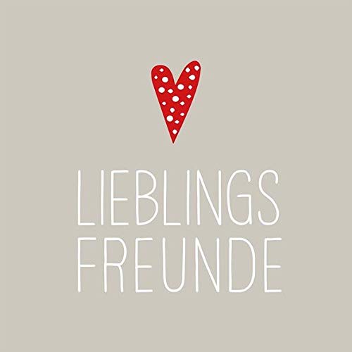 Servietten Tischdeko Geburtstag Essen Lieblings Freunde Stück 3-lagig 33x33cm Servietten Tischdeko Geburtstag Essen Lieblings Freunde Stück 3-lagig 33x33cm von AvanCarte