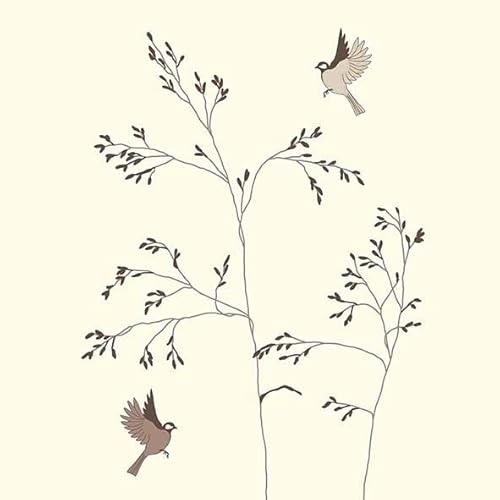 AvanCarte Trauer Servietten Vögel Blätterzweig 20 Stück 3-lagig 33x33cm AvanCarte Trauer Servietten Vögel Blätterzweig 20 Stück 3-lagig 33x33cm von AvanCarte