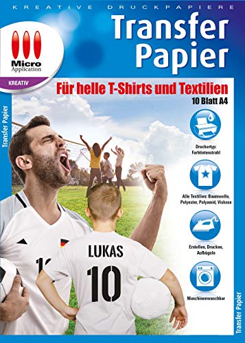 Avanquest Papier Transfer-Folie - für helle T-shirts und Textilien! 10 Folien + 1 Pergamentpapier Avanquest Papier Transfer-Folie - für helle T-shirts und Textilien! 10 Folien + 1 Pergamentpapier von Avanquest Papier