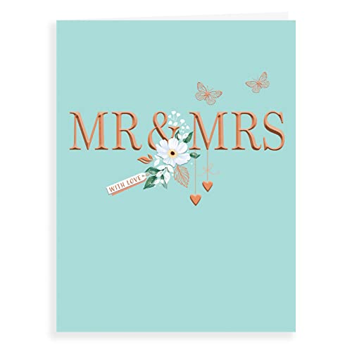 Piccadilly Greetings Avant Garde Studios Klassische Hochzeitskarte, Grün, 20,3 x 15,2 cm Piccadilly Greetings Avant Garde Studios Klassische Hochzeitskarte, Grün, 20,3 x 15,2 cm von Piccadilly Greetings