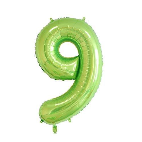 101,6 cm große Folienballons zum Geburtstag, Helium, Zahlenballon 0–9, Happy Birthday, Hochzeit, Party, Dekoration, Dusche, große Figur, Ballonbogen von Avejjbaey