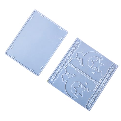 2 Stück Flexible Silikonmondsternburgen Schimmelpilze Tragbares Accessoire Für Kuchen Schokoladen Gelee Seife Machen 2 Stück Flexible Silikonmondsternburgen Schimmelpilze Tragbares Accessoire Für Kuchen Schokoladen Gelee Seife Machen von Avejjbaey