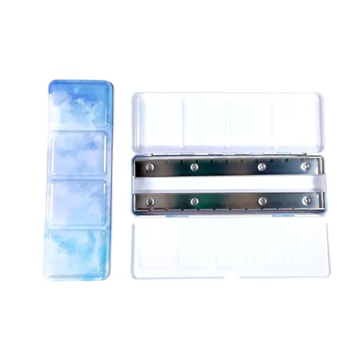 24 Well Metallfarbe Palette Hülle Aquarellfarbe Mit Deckel Aquarellfarbe Für Öl Acryl Gouaches Farben Aquarellfarben von Avejjbaey