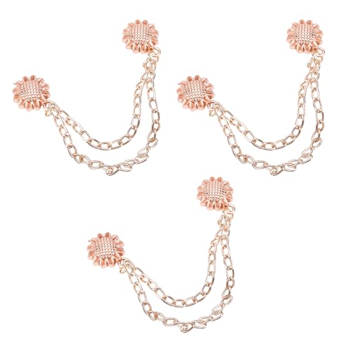 3 Pcs Magnetische Kleidungsklammern Mit Kettenblüten Magnete Knöpfe Hosen Clips Verstellbare Magnetnadeln Blüten Schnallen Mit Kettenbekleidungsstiften 3 Pcs Magnetische Kleidungsklammern Mit Kettenblüten Magnete Knöpfe Hosen Clips Verstellbare Magnetnadeln Blüten Schnallen Mit Kettenbekleidungsstiften von Avejjbaey