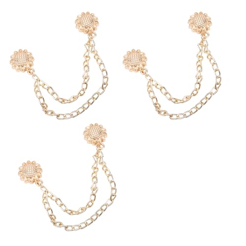 3 Pcs Magnetische Kleidungsklammern Mit Kettenblüten Magnete Knöpfe Hosen Clips Verstellbare Magnetnadeln Blüten Schnallen Mit Kettenbekleidungsstiften 3 Pcs Magnetische Kleidungsklammern Mit Kettenblüten Magnete Knöpfe Hosen Clips Verstellbare Magnetnadeln Blüten Schnallen Mit Kettenbekleidungsstiften von Avejjbaey