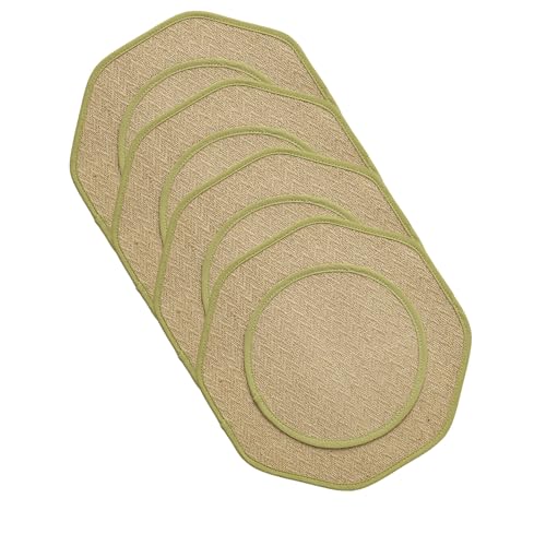 4-teilige Placemat Vintaged Leinen Tischmatten Set Hitzebeständiges Verschüttungssicher Für Essküchendekoration Küchendekoration 4-teilige Placemat Vintaged Leinen Tischmatten Set Hitzebeständiges Verschüttungssicher Für Essküchendekoration Küchendekoration von Avejjbaey
