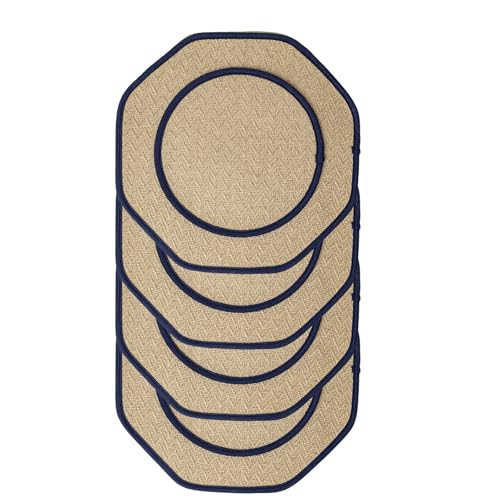 4-teilige Placemat Vintaged Leinen Tischmatten Set Hitzebeständiges Verschüttungssicher Für Essküchendekoration Küchendekoration 4-teilige Placemat Vintaged Leinen Tischmatten Set Hitzebeständiges Verschüttungssicher Für Essküchendekoration Küchendekoration von Avejjbaey