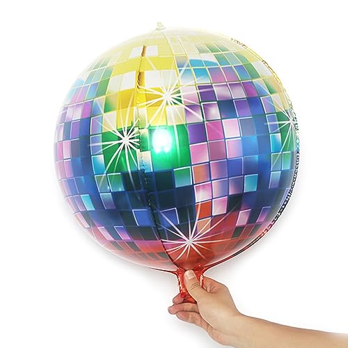 5 schöne Tanzballons aus Aluminiumfolie für Party-Dekoration, schafft Festivalatmosphäre mit reflektierendem Aluminiumfolienballon von Avejjbaey