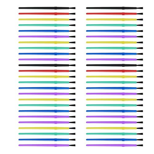 50 PCs Kleine Nylon Haarkunst Pinsel Aquarellmalerei Werkzeuge Für Detaillierte Kunstwerke Und Basteln Liefert Kleine Farbe Nylon Haarfarbe Aquarellmalerei Malerei von Avejjbaey