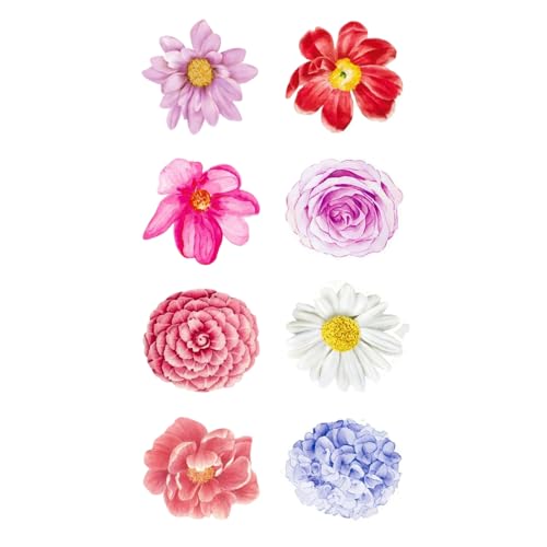 500pcs Blumenformaufkleber Für Scrapbooking Journal Haftverpackung Verpackungsbeetik von Avejjbaey