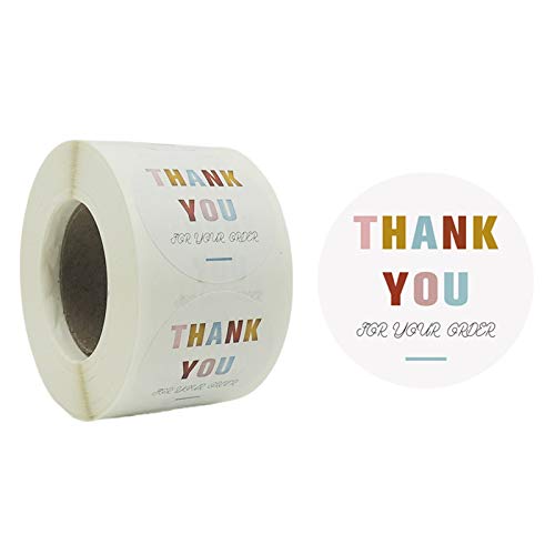 500pcs Thank You for Your Order Stickers 1.5 Inch Seal Label for Wedding Baking Stickers Stickers Roll Label Sticker Halloween Stickers Scrapbooking Stickers Roll for Business Roll von Avejjbaey