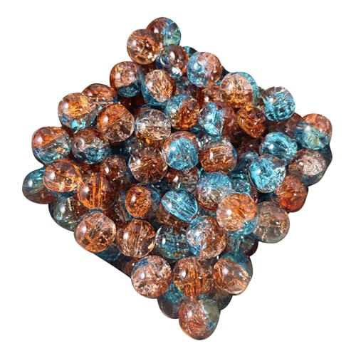 50pcs Mehrfarbige Runde Perlen Klare Funkelnde Glasperlen Für Halskette Armbänder Schmuck Zum Nähen Von Handwerksprojekten Durchscheinendes Handwerk 50pcs Mehrfarbige Runde Perlen Klare Funkelnde Glasperlen Für Halskette Armbänder Schmuck Zum Nähen Von Handwerksprojekten Durchscheinendes Handwerk von Avejjbaey