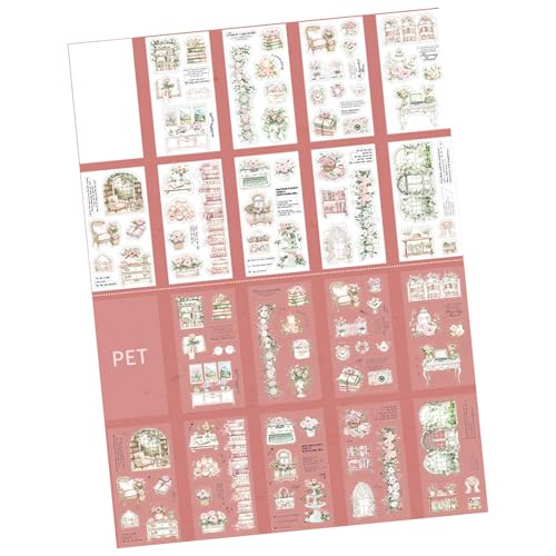 Ästhetischer Scrapbooking Aufkleber Wasserfestes Pet Aufkleberpapier Szenenaufkleber Für Journal Notebook Foto Album Telefon Dekorative Aufkleber Für Tagebücher Und Planer von Avejjbaey