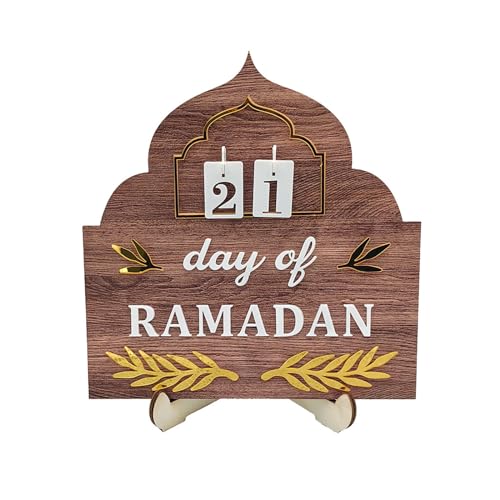 Acryl EidMubarak Ramadans Countdown-Kalender, handgefertigt, Kunsthandwerk, Ornament für Urlaub, Festival, Party, Dekoration, Ramadans, Countdown-Kalender von Avejjbaey