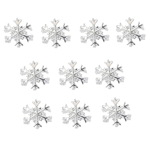 Avejjbaey 10 Stück Schneeflocken-Nageldekorationen für einzigartige und auffällige Maniküren, bezauberndes von Avejjbaey