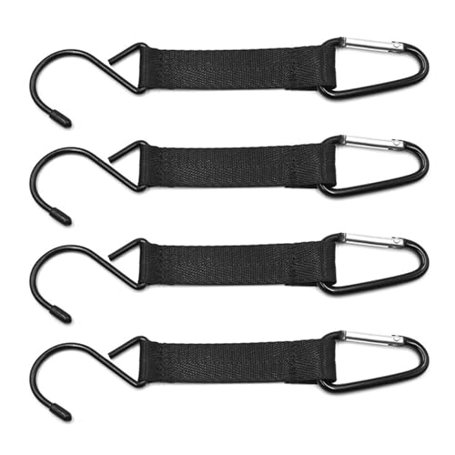 Avejjbaey 2/1/4 Stück Nylon-Schnallen, Zaunhaken, Ersatz-Rucksäcke, Aufhängeschnallen für Fledermaus-Tasche und Wasserflasche von Avejjbaey