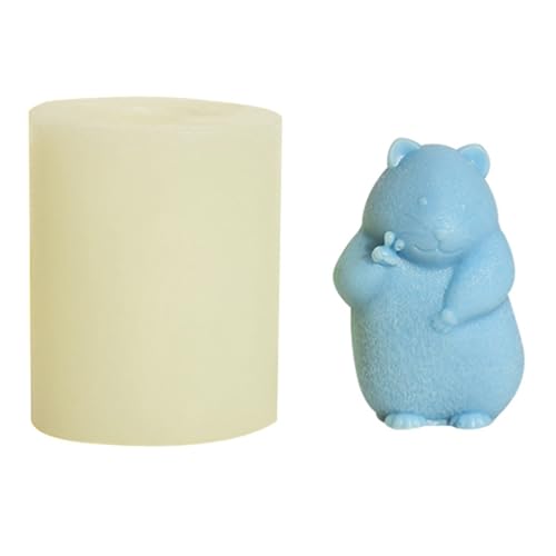 Avejjbaey 3D-Maus-Silikon-Kerzenformen für Epoxidharz-Kerzenseifenherstellung, Zement-Gips-Silikonformen, von Avejjbaey