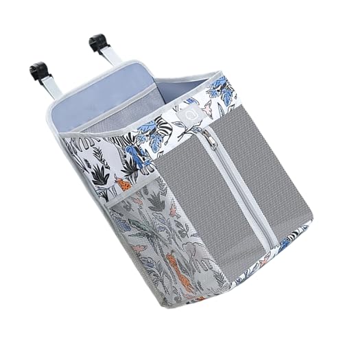 Avejjbaey Aufbewahrungstasche für Kinderzimmer, Hängetasche für Kinderbetten, Spielplatz, Baby-Zubehör, mehrere Fächer, Oxford-Stoffdesigns, Wickeltisch, Windel-Organizer von Avejjbaey