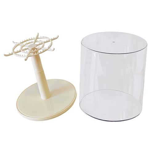 Avejjbaey Elegante Anhänger-Displaybox für Puppen, transparente Puppen-Schaubox zum Schutz und Präsentieren von Avejjbaey