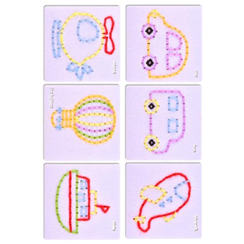 Avejjbaey Faden Für Spielzeugschnüre Craft Kits Für Kinder Vorschulalter Homeschool Aktivität Und Eltern Kinderbindung Nähprojektmaterialien Feinmotorische Fähigkeiten Entwicklungskits von Avejjbaey
