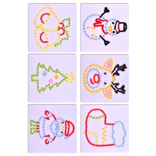 Avejjbaey Faden Für Spielzeugschnüre Craft Kits Für Kinder Vorschulalter Homeschool Aktivität Und Eltern Kinderbindung Nähprojektmaterialien Feinmotorische Fähigkeiten Entwicklungskits von Avejjbaey