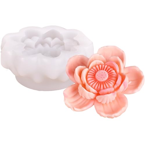 Avejjbaey Flexible Silikonform, 3D-Blumenform, Kerzenformen, Duft-Aromatherapie-Herstellungsform, handgefertigte von Avejjbaey