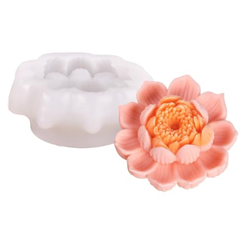 Avejjbaey Flexible Silikonform, 3D-Blumenform, Kerzenformen, Duft-Aromatherapie-Herstellungsform, handgefertigte von Avejjbaey