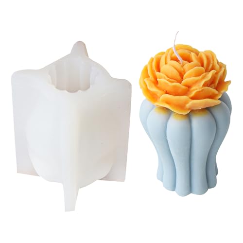 Avejjbaey Flexible Silikonform, Blumenvasenform, Kerzenformen, Duft-Aromatherapie-Herstellungsform, handgefertigte von Avejjbaey