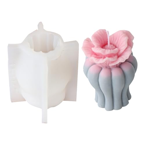 Avejjbaey Flexible Silikonform, Blumenvasenform, Kerzenformen, Duft-Aromatherapie-Herstellungsform, handgefertigte von Avejjbaey