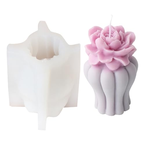 Avejjbaey Flexible Silikonform, Blumenvasenform, Kerzenformen, Duft-Aromatherapie-Herstellungsform, handgefertigte von Avejjbaey