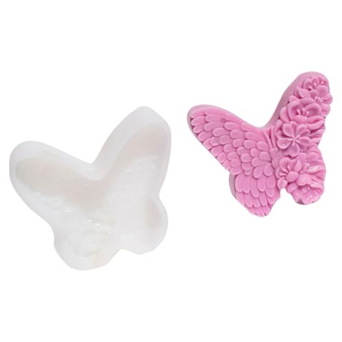 Avejjbaey Halloween-Schmetterling-Silikon-Kerzenformen für Epoxidharz, Seifenherstellung, Formen, Schokolade, Fondant, von Avejjbaey