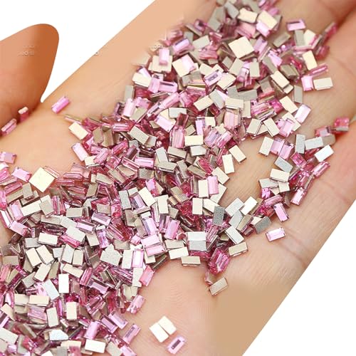 Avejjbaey Herz Nagel Charms Schmetterling Kristall Edelsteine ​​Flacher Boden Nagel Edelsteine ​​Nail Art Charms Nagel Kristall von Avejjbaey