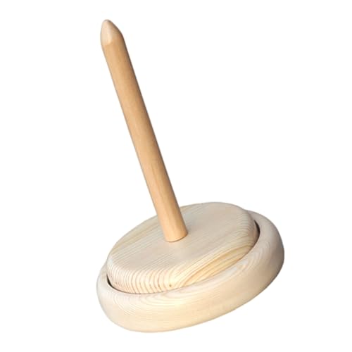 Avejjbaey Holz-Garnhalter, Schreibtisch-Garnspulenhalter, tragbarer Garnspender, Strickgarn-Organizer, Garn-Garnspulenhalter, Garnaufbewahrung von Avejjbaey