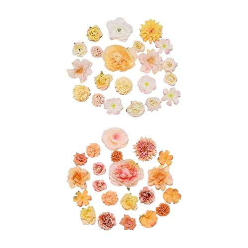 Avejjbaey Künstliche Blütenknospen zum Nähen, für Hochzeiten, Tischdekoration, Brautpartys, Heimdekoration, Brautpartys, Duschen, Accessoires, 42 Stück von Avejjbaey