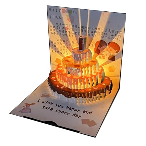 Avejjbaey Musikalisches Licht Für Geburtstagskarte Alles Zum Geburtstag Grußkarte Mit Licht Und Musik Für Frauen Mann Mann Ehefrau Kinder Musikgeburtstagskarte Mit LED Lights Avejjbaey Musikalisches Licht Für Geburtstagskarte Alles Zum Geburtstag Grußkarte Mit Licht Und Musik Für Frauen Mann Mann Ehefrau Kinder Musikgeburtstagskarte Mit LED Lights von Avejjbaey