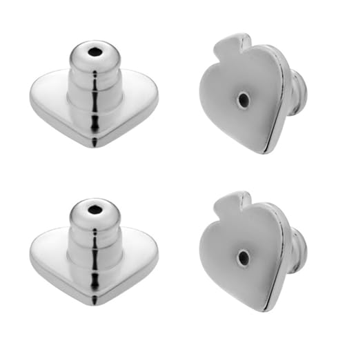Avejjbaey Packung mit 4 Ohrring-Verschlüssen, verriegelbare Ersatzteile, verriegelbare Ohrring-Verschlüsse, Ohrring-Stecker, Avejjbaey Packung mit 4 Ohrring-Verschlüssen, verriegelbare Ersatzteile, verriegelbare Ohrring-Verschlüsse, Ohrring-Stecker, von Avejjbaey
