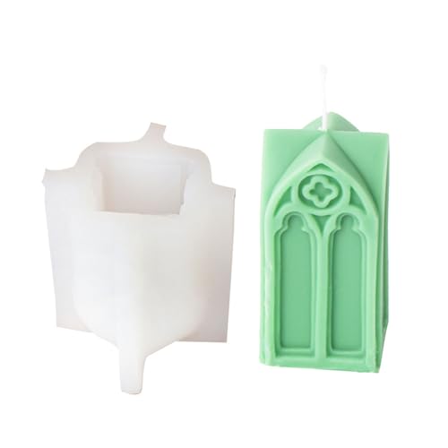Avejjbaey Pilzhaus-Silikonform für Halloween-Kerzen, handgefertigte Backformen, Epoxidharz-Formen für von Avejjbaey