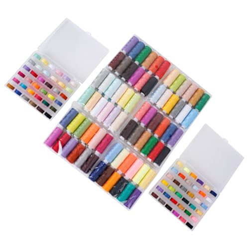 Avejjbaey Polyester-Nähgarn mit 36 Spulen, vorgespulte Spulen in 36 Farben, Fadenset mit Aufbewahrungsbox für Nähen mit der Avejjbaey Polyester-Nähgarn mit 36 Spulen, vorgespulte Spulen in 36 Farben, Fadenset mit Aufbewahrungsbox für Nähen mit der von Avejjbaey