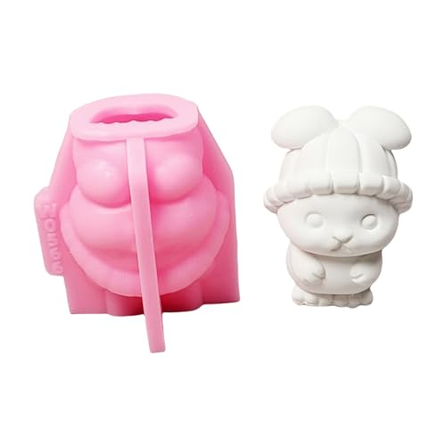 Avejjbaey Silikonformen für 3D-Hasenfiguren, Kerzenformen, Tierstatue, Silikonformen für Epoxidharz, Kerzenherstellung, Gips Avejjbaey Silikonformen für 3D-Hasenfiguren, Kerzenformen, Tierstatue, Silikonformen für Epoxidharz, Kerzenherstellung, Gips von Avejjbaey